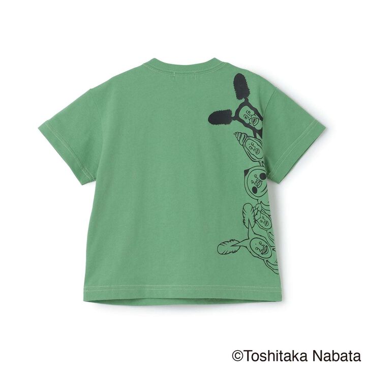 [Kobito Zukan] Pocket Short Sleeve T-Shirt,Green, medium image number 1