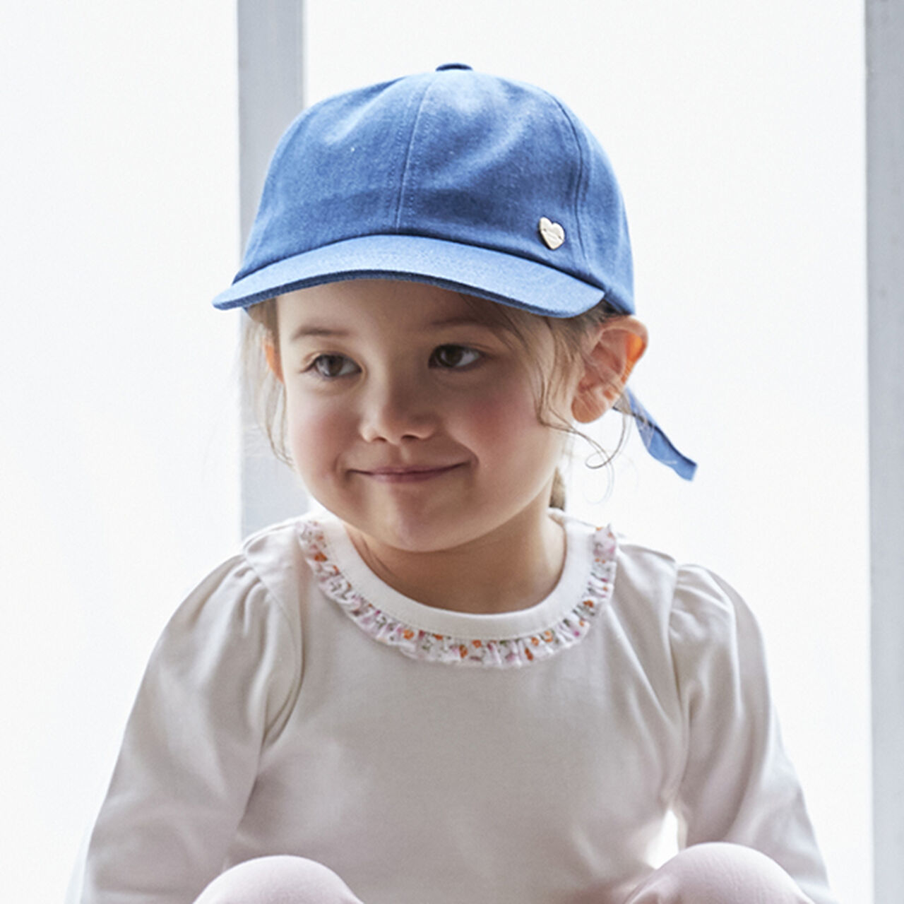 [Link] Back Ribbon Cap (Kids Size),Pearl white, large image number 22