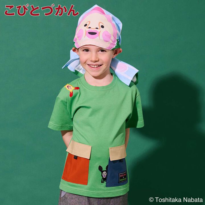 [Kobito Zukan] Pocket Short Sleeve T-Shirt,Green, medium image number 32