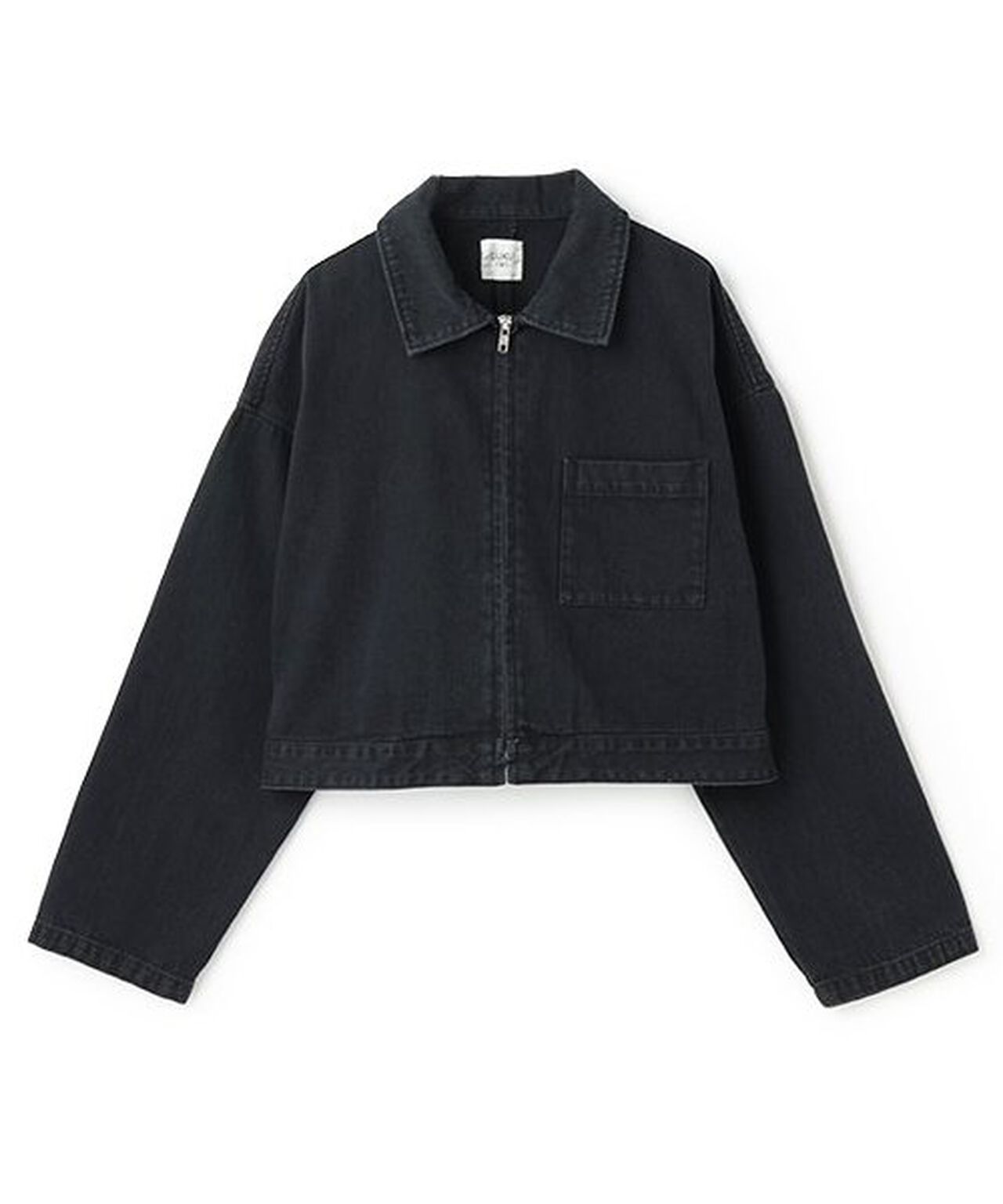 Denim ZIP Jacket,Off white, large image number 7