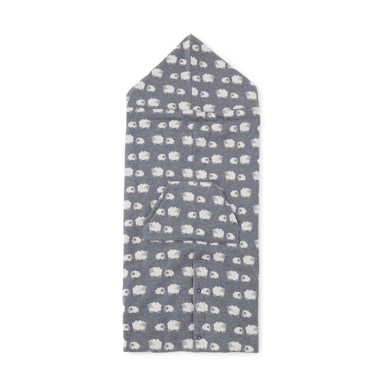 Organic Jacquard 4 WAY Walnut,Navy, large image number 1