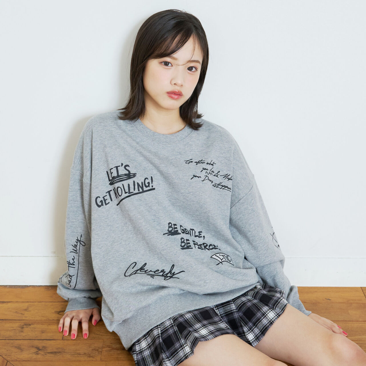 [LTXC/Cotton 100%] Graphic Pullover,Off white, large image number 3