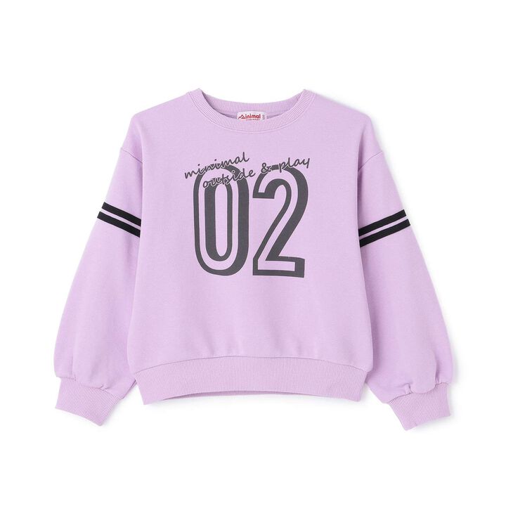 Assorted Flock Print Fleece Pullover,Lavender, medium image number 10