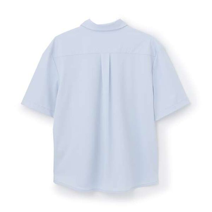 * [UV Protection] Point Collar Cut Shirt,White, medium image number 1