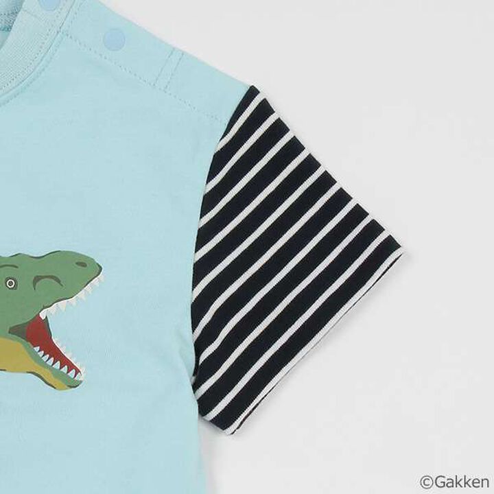 [Gakken] Dinosaur Mechanism Short Sleeve T-Shirt,Sax blue, medium image number 13
