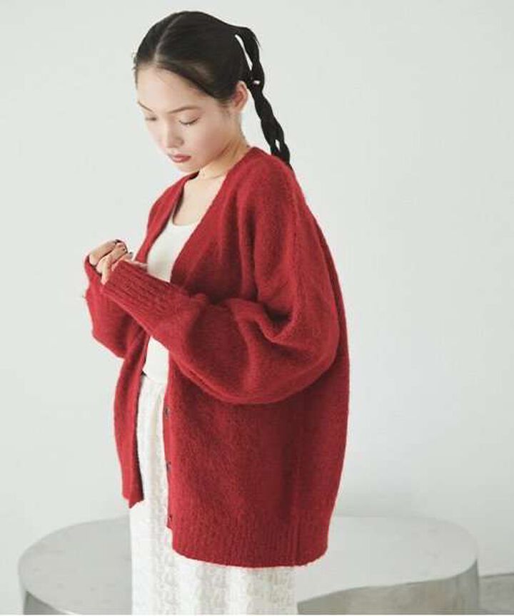 Knit Cardigan,Beige, medium image number 1