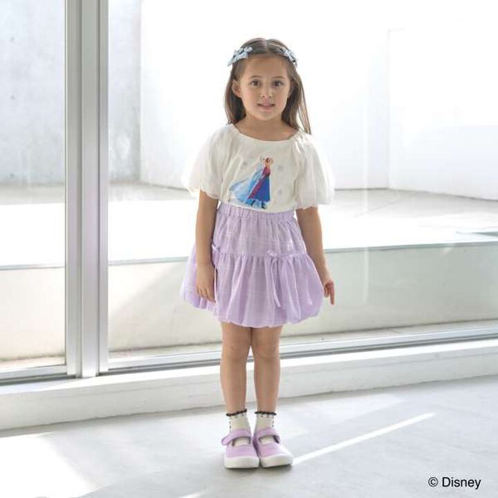 [Frozen] [Soft Cotton] Anna and the Snow Queen / Sparkling T-Shirt,Off white, medium image number 17