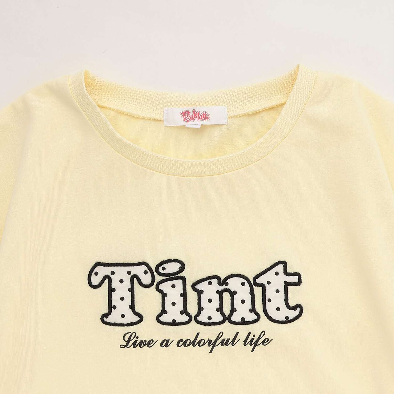 [Cool Touch] Side Drawstring Appliqu&eacute; Short-Sleeve T-Shirt,Off white, large image number 11