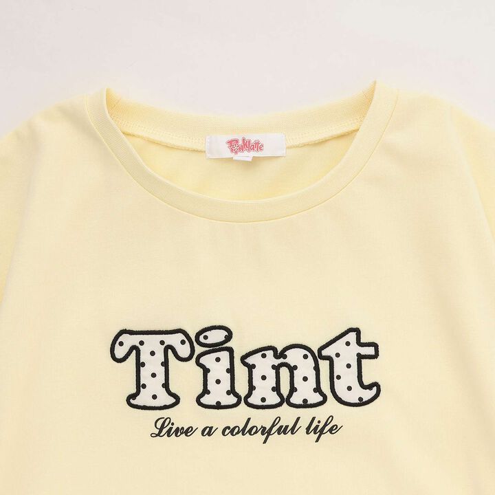 [Cool Touch] Side Drawstring Appliqu&eacute; Short-Sleeve T-Shirt,Off white, medium image number 11