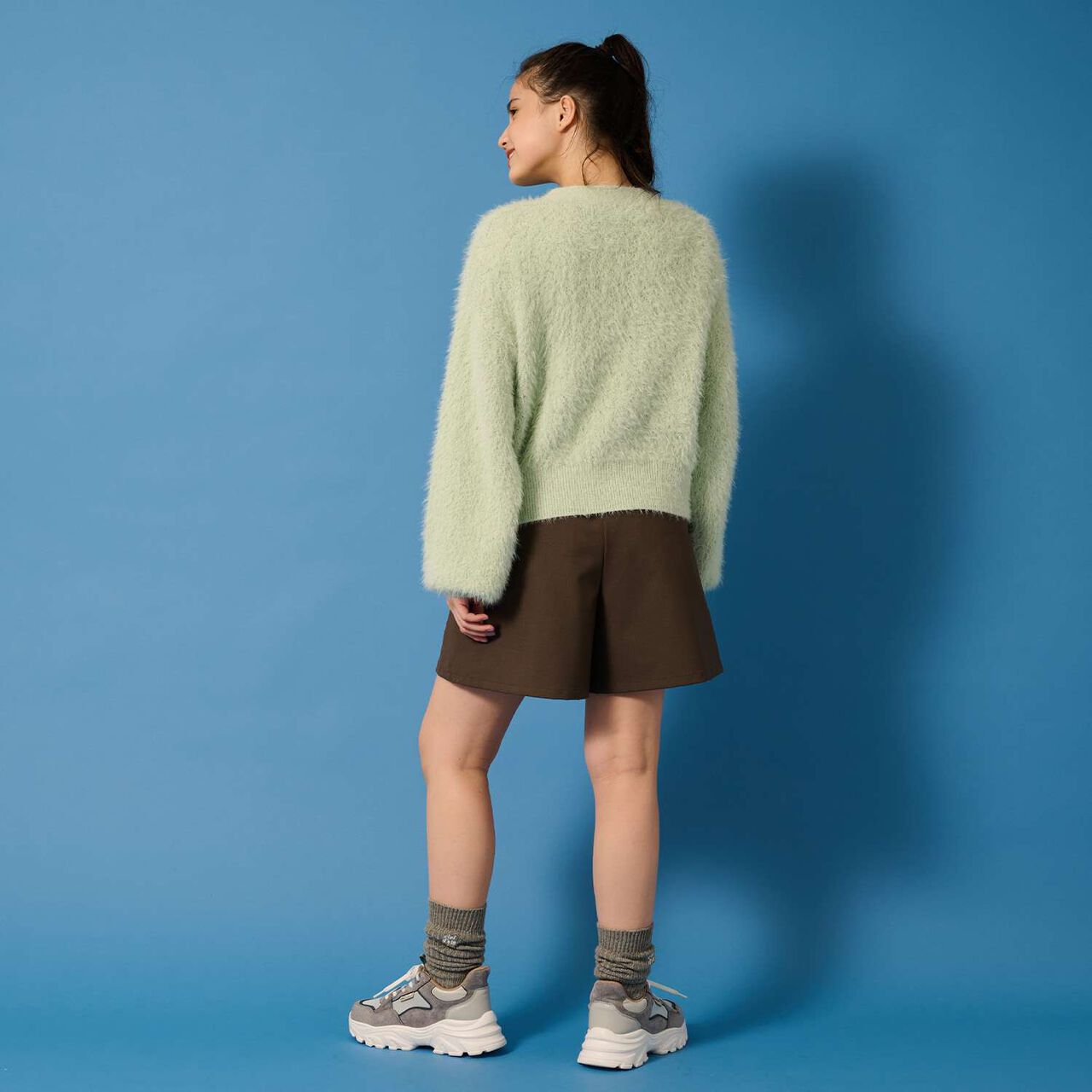 Lace Pocket Shorts[Available in 130cm],Brown, large image number 17