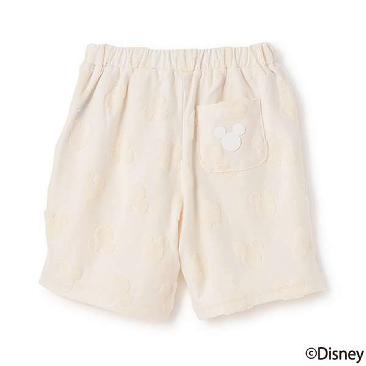 [Disney] Pile Jacquard Half Pants,Pearl white, large image number 9