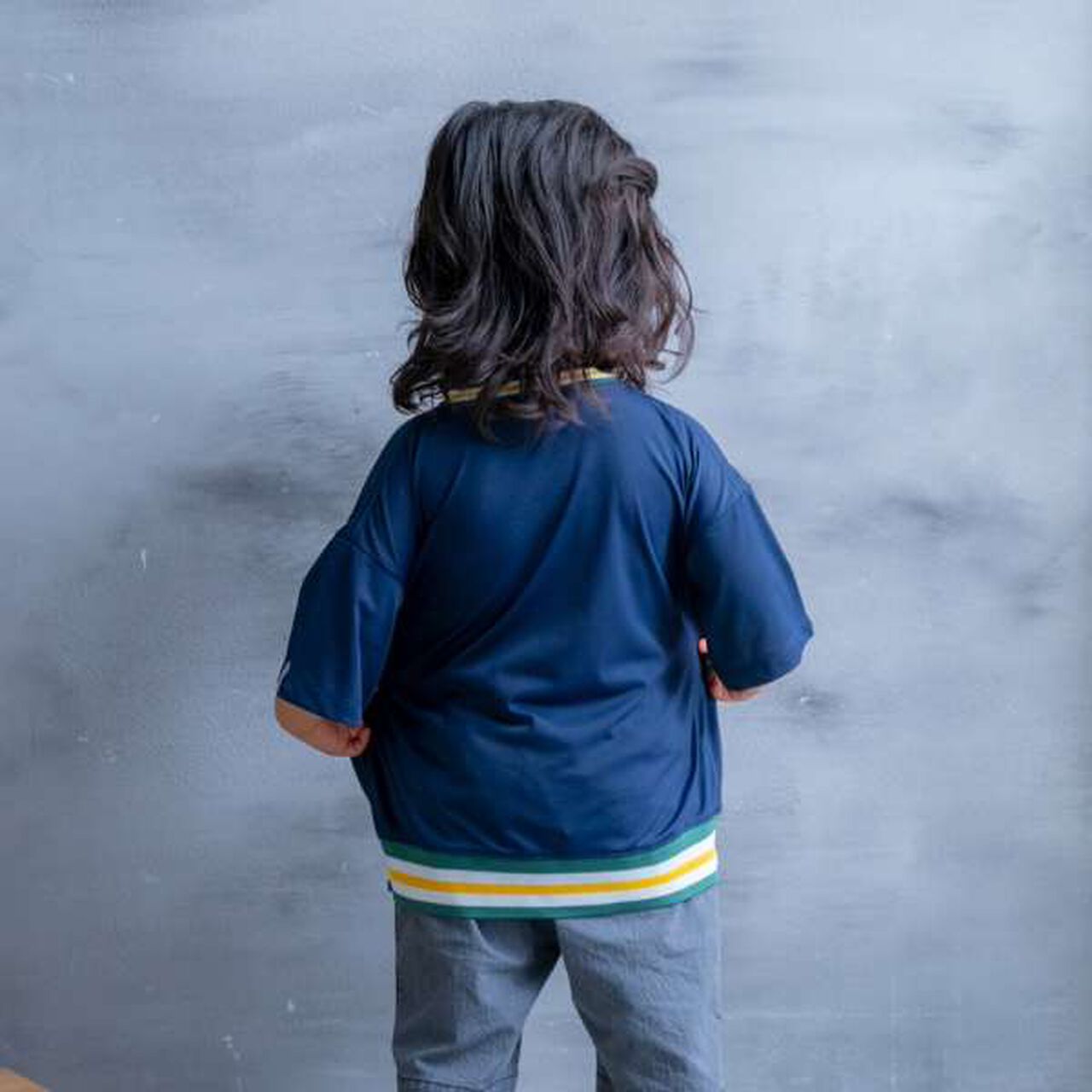 Uniform-Style Short-Sleeve Pullover,Beige, large image number 7