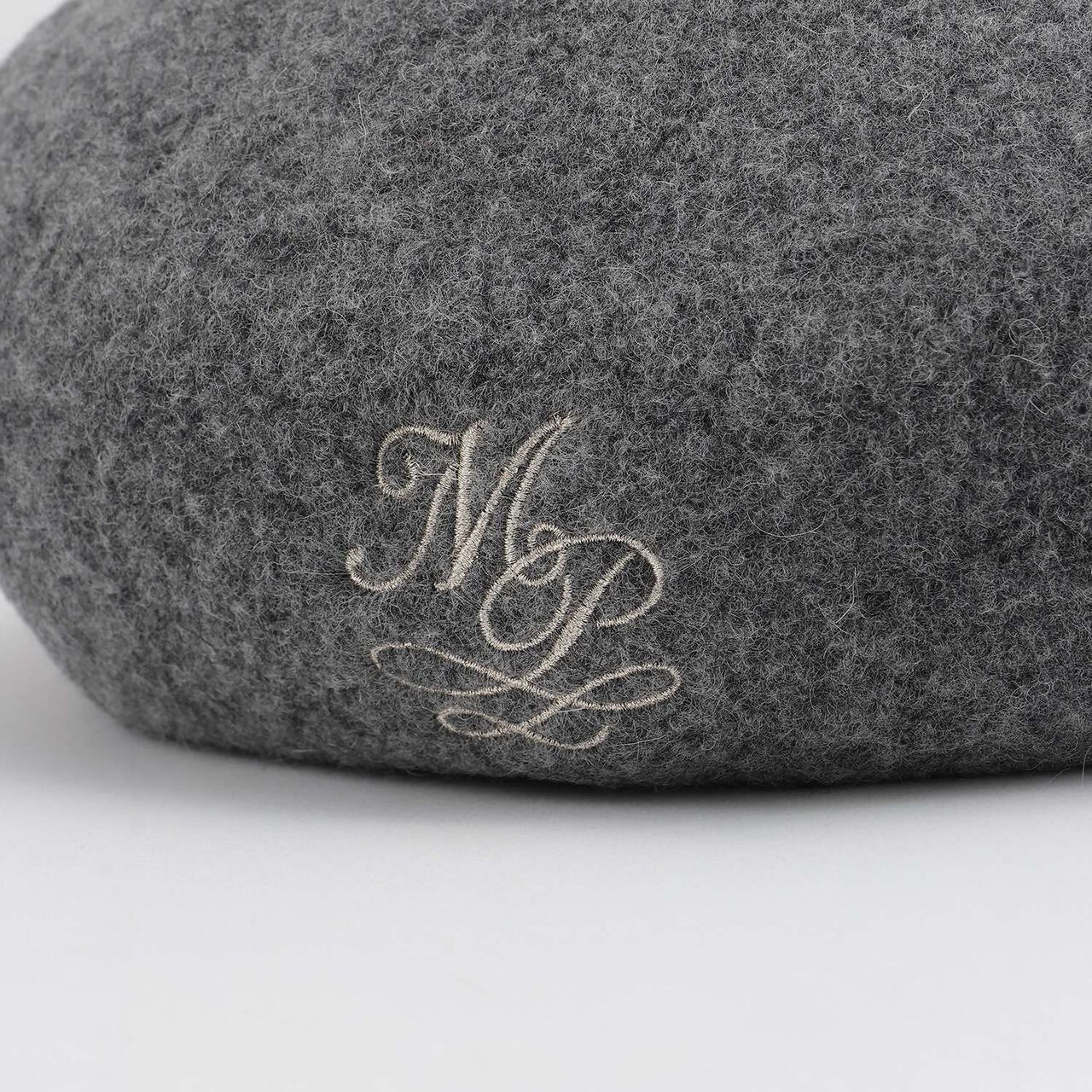 One Point Logo Embroidery Basque Beret,Light pink, large image number 2
