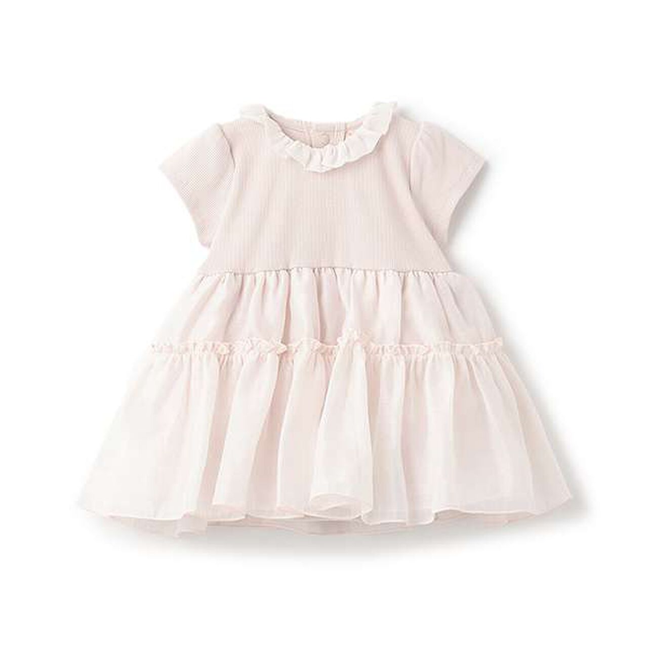[Link] Organza OP Romper,Ivory, large image number 9