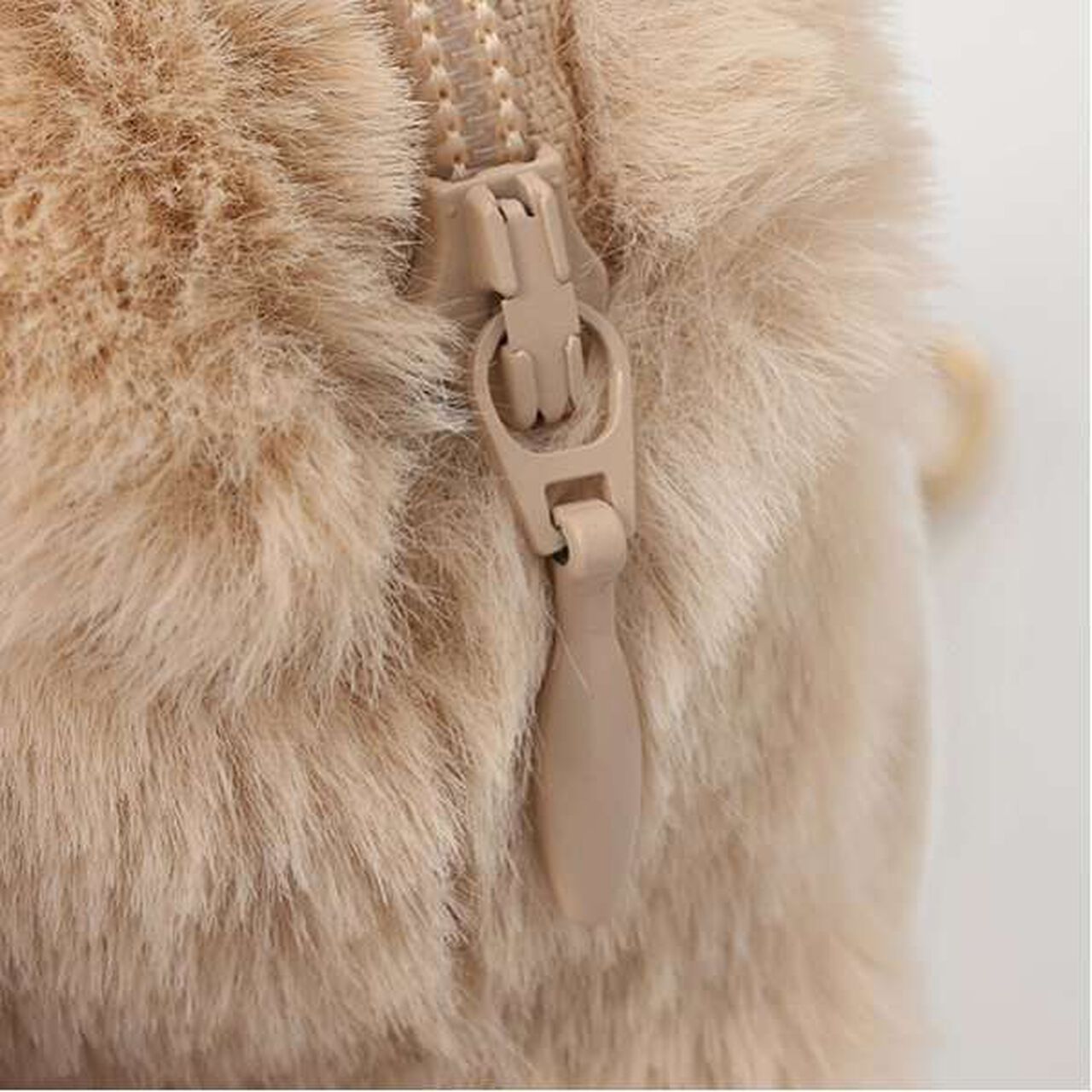 Bear Plush Toy Pass Case,Light beige, large image number 11