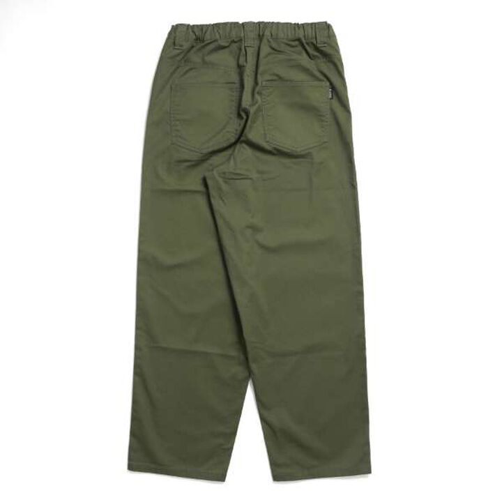 Stretch Twill Baggy Pants,Khaki, medium image number 2