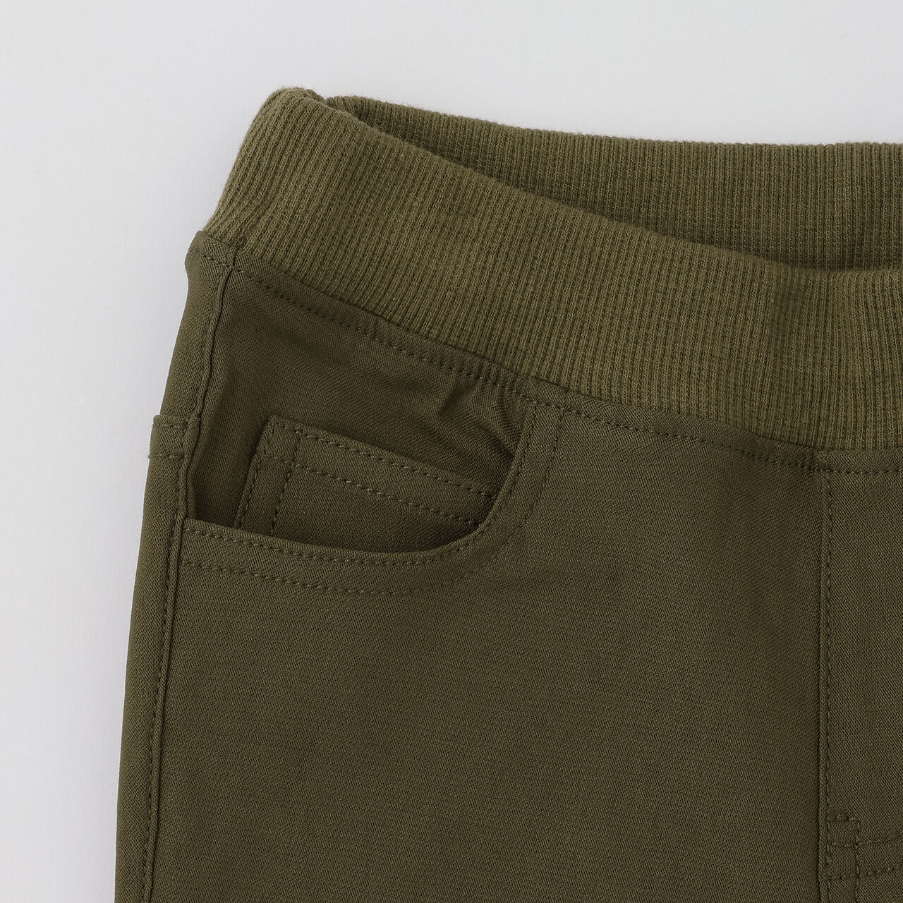 [Popular Item Restocked] [Not Available at Physical Stores] Dinosaur Embroidered Long-Length Straight Pants,Khaki, large image number 4
