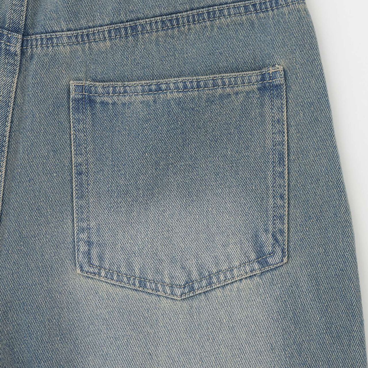 [LTXC] Distressed Denim Wide Pants,Sax blue, large image number 20
