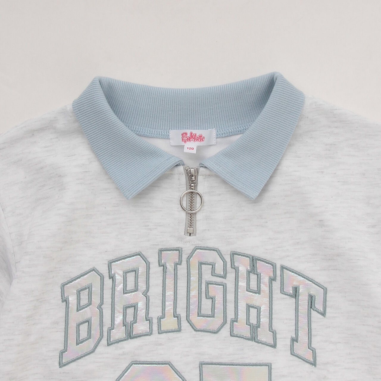 Numbered Half-Zip Ponte One-Piece Dress,Black, large image number 2