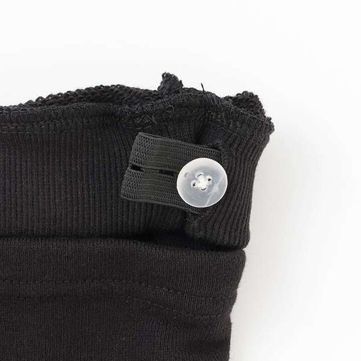 Car Embroidery Long Tapered Pants,Black, medium image number 3