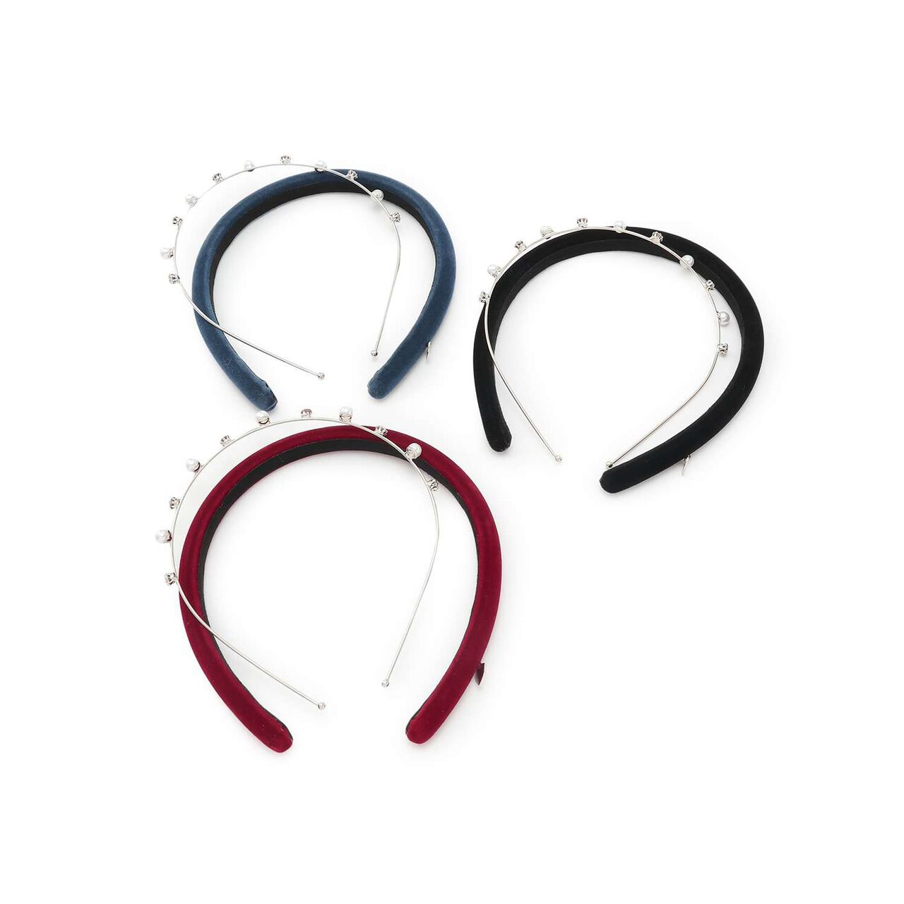 Headband Set of 2,Deep red, large image number 3