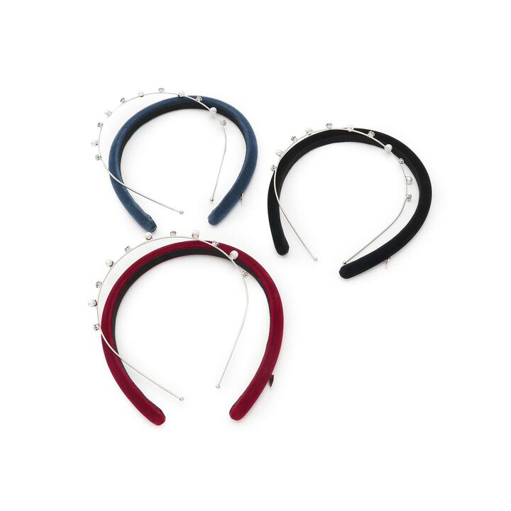 Headband Set of 2,Deep red, medium image number 3