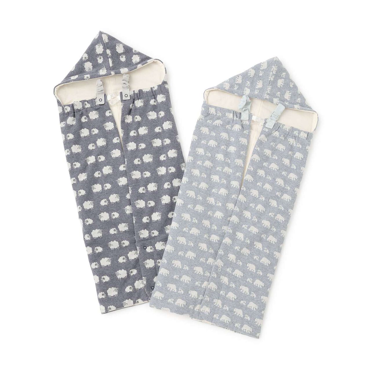 Organic Jacquard 4 WAY Walnut,Navy, large image number 8