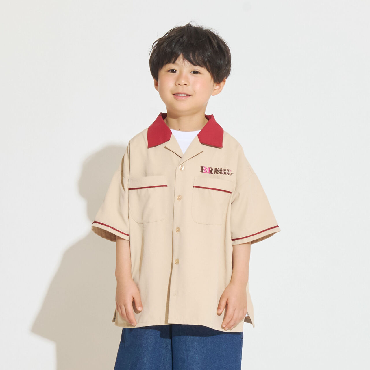 [31冰淇淋] 刺繡標誌襯衫,紫色, large image number 3