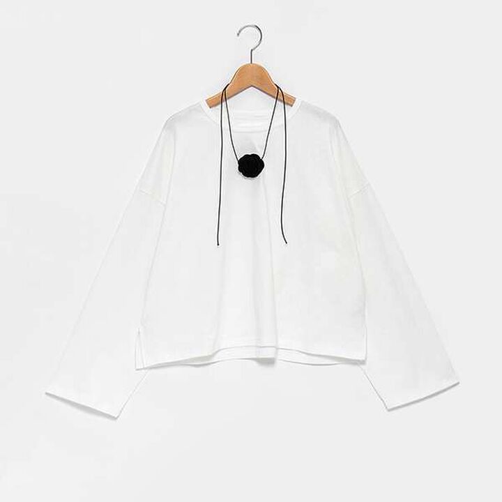 [LADIES] Choker Crop Top in Black,Charcoal gray, medium image number 3