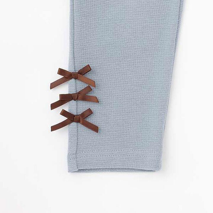 Tomo Pants Back Frill Hem Ribbon Pants,Light gray, medium image number 12