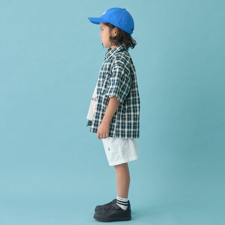 [Coordinatable Setup] Oversized Silhouette Assorted Short-Sleeve Shirt,Blue, medium image number 10