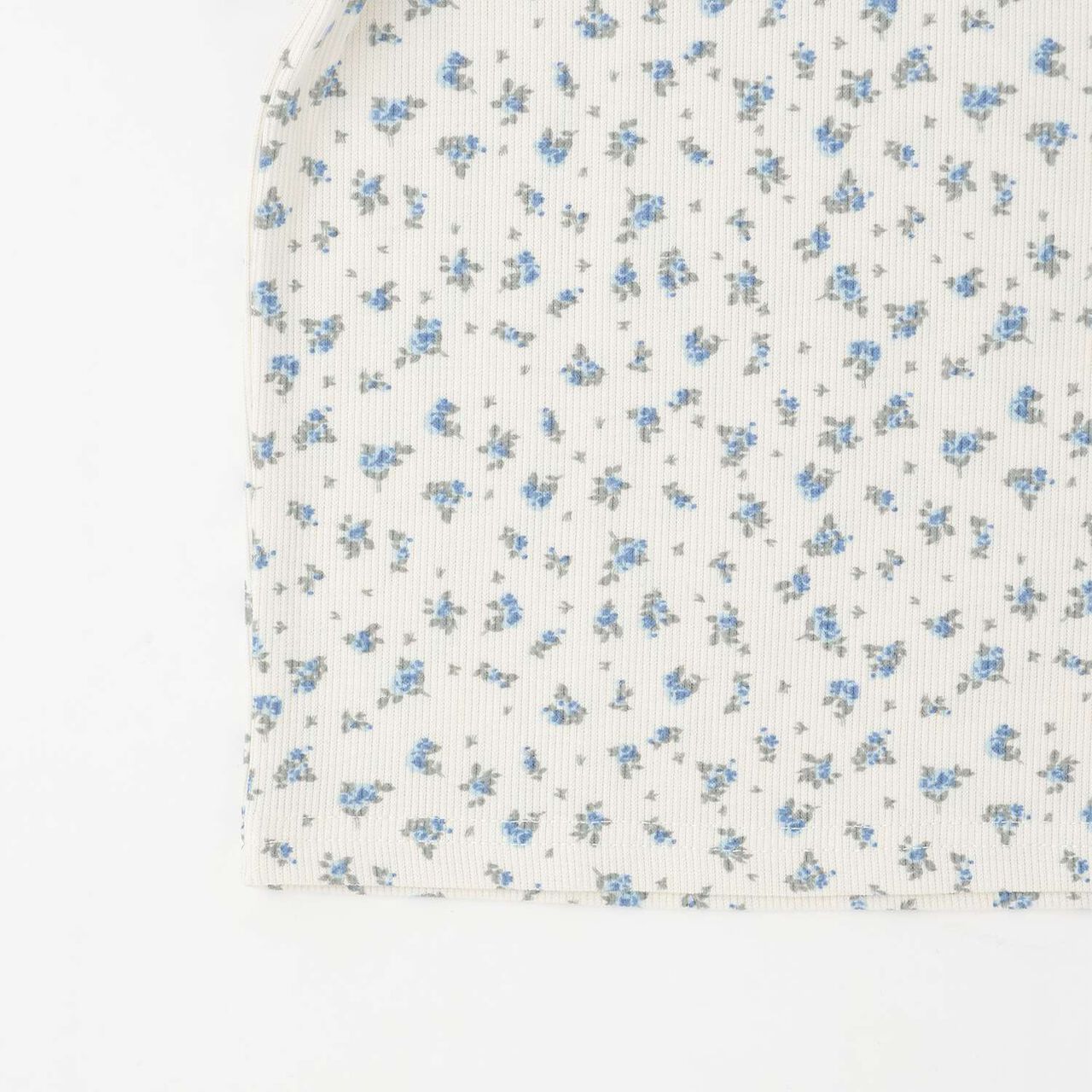 Daily Price Assorted Pattern Short-Sleeve Ribbed Top,Ivory, large image number 5