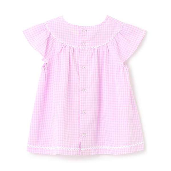 Gingham Check Tunic,Pink, medium image number 1