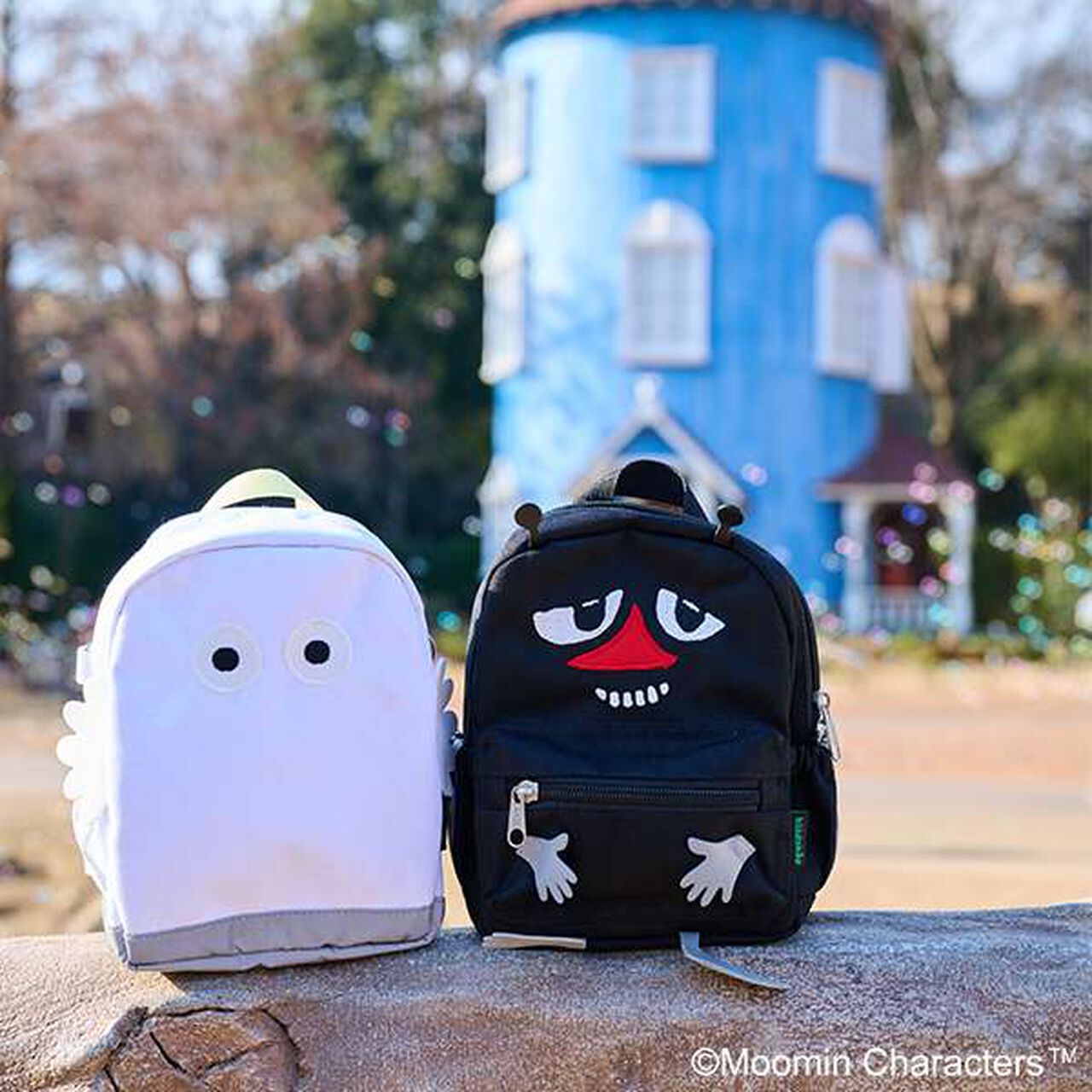 [MOOMIN] Nyoro-Nyoro Backpack Small Shoulder Bag,White, large image number 11