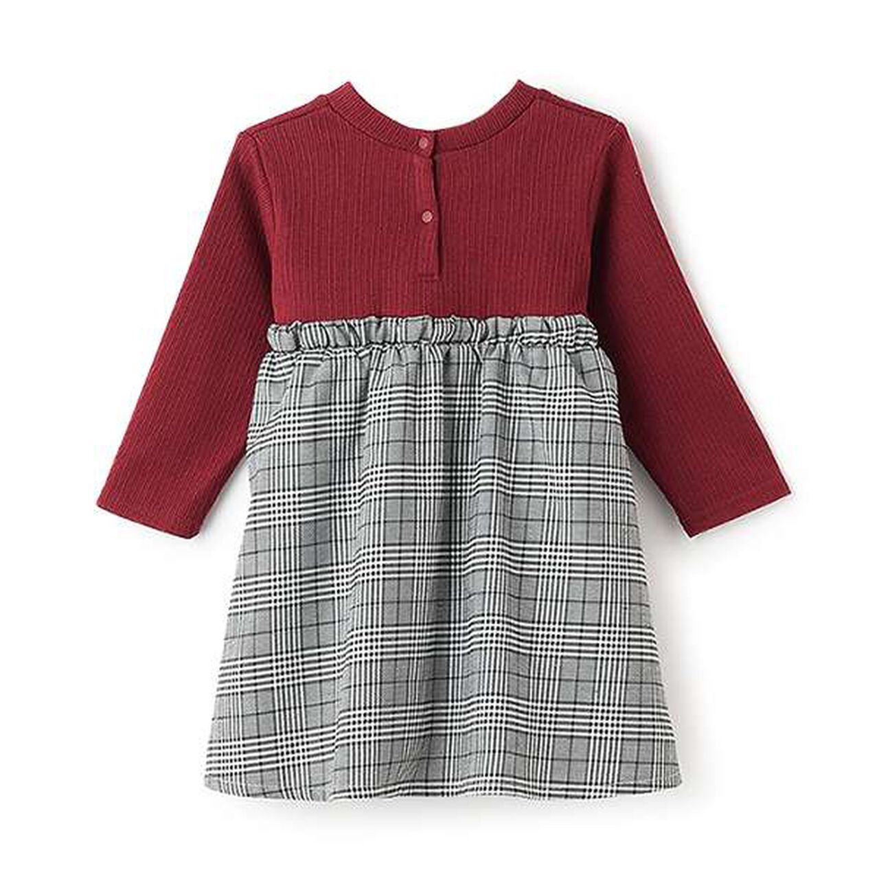 [Link] Check Ribbon Dress (Kids),Black, large image number 10