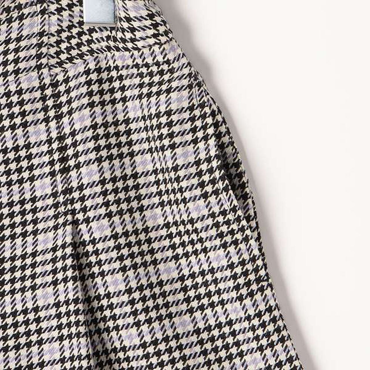 Houndstooth Shorts,Black, large image number 6