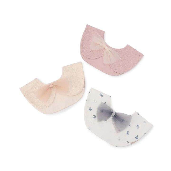 Tulle Ribbon Assortment Bib,Light pink, medium image number 8