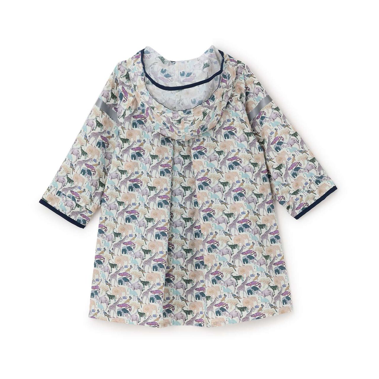 Queue for the Zoo Raincoat,Blue, large image number 1