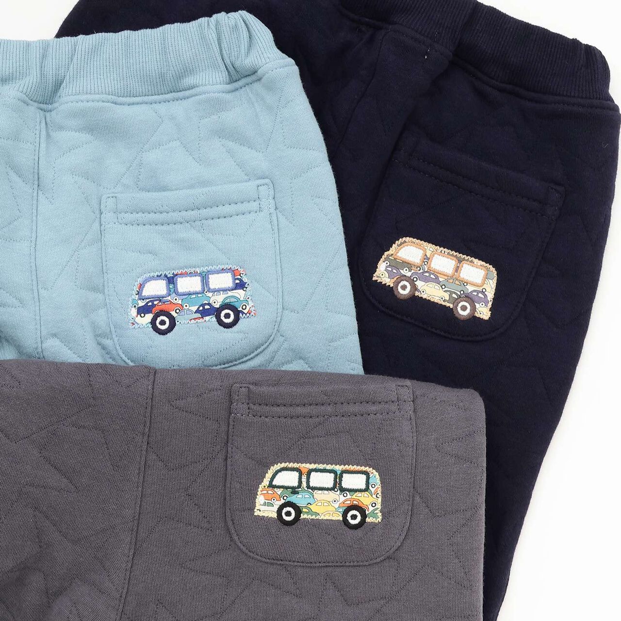 Liberty Cars Knit Quilted Pants,Charcoal gray, large image number 6