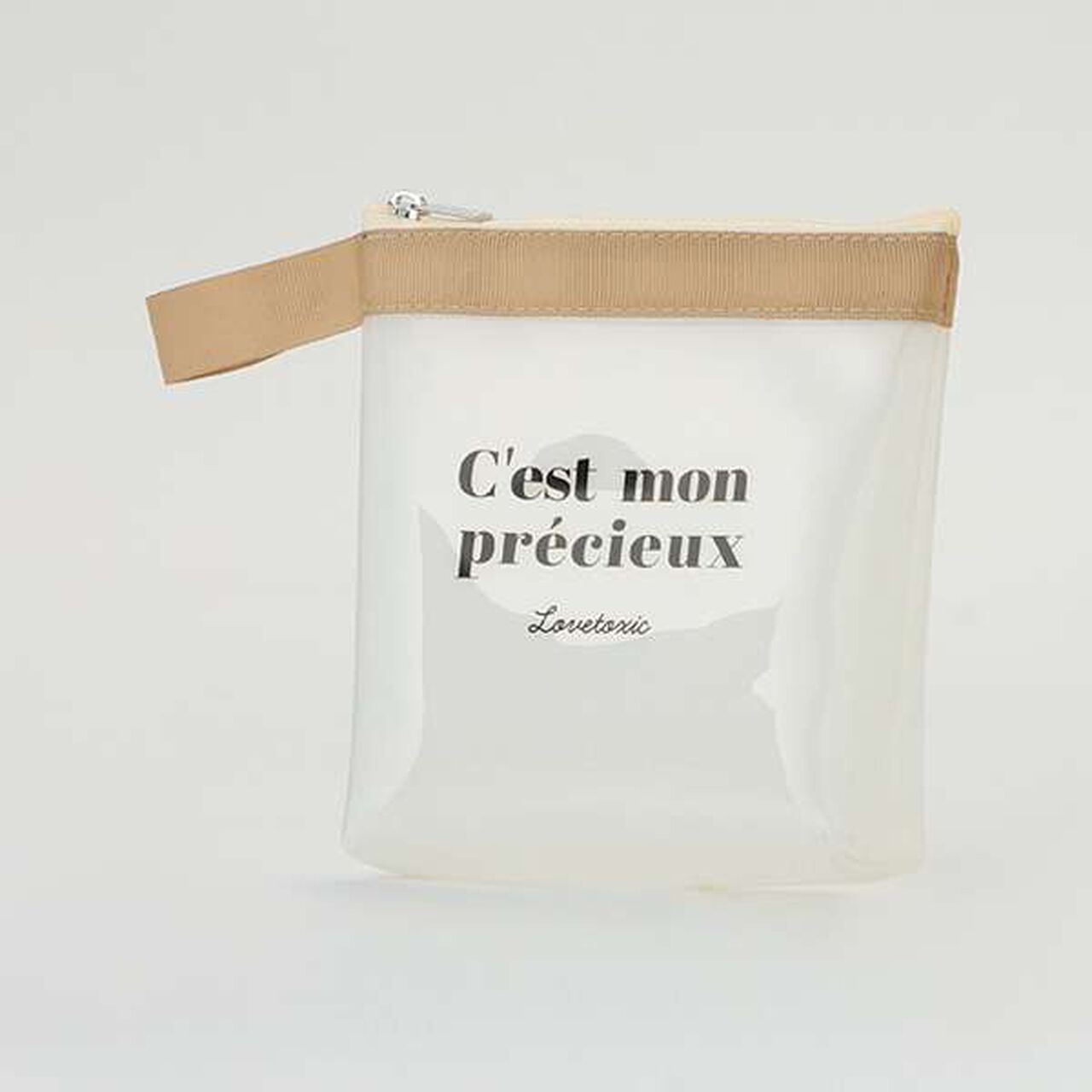 Vinyl Pouch,Off white, large image number 0