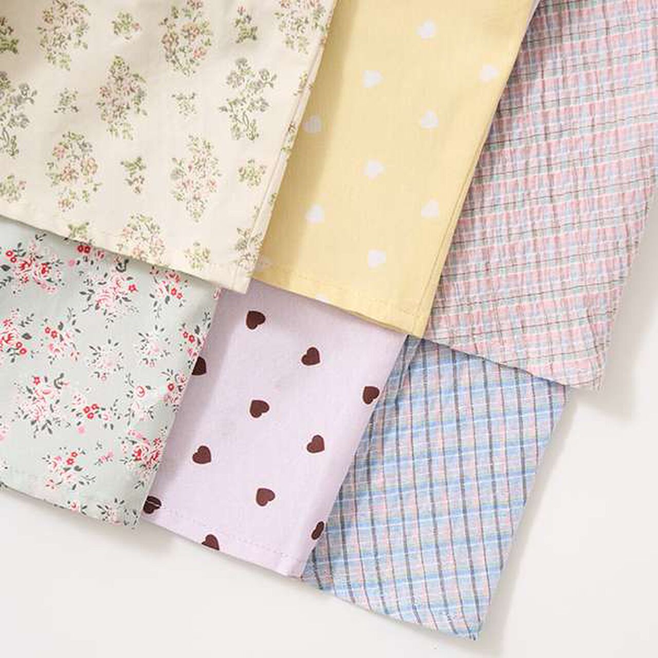 Pattern Assorted Peplum Camisole,Sax blue, large image number 21