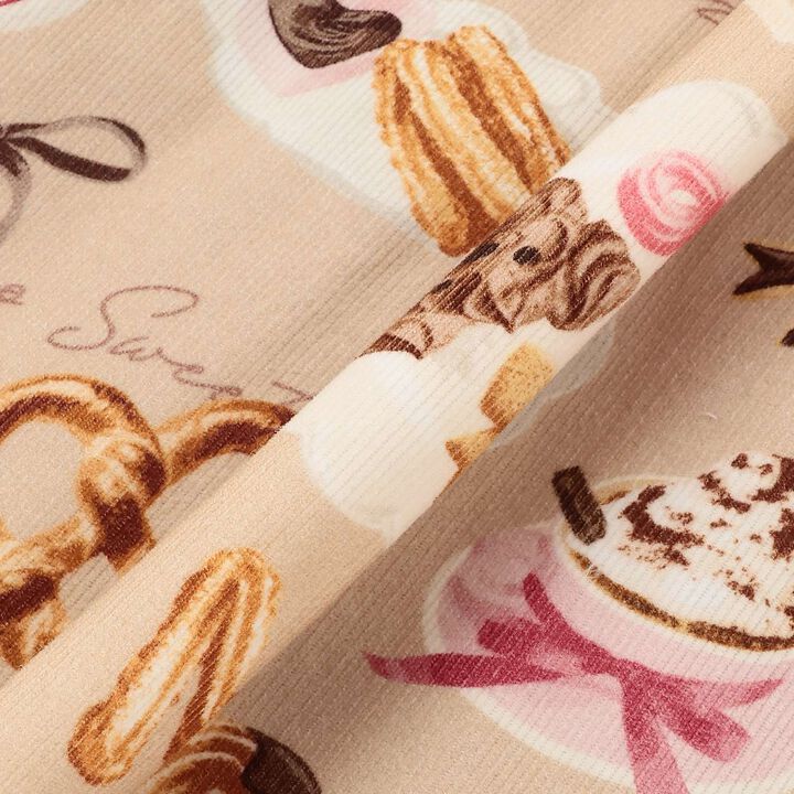 Café Pattern Camisole Dress,Pink, medium image number 8