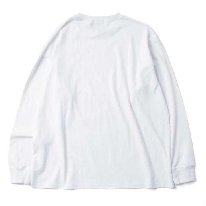 [PACK TEE] One-Point Logo Long-Sleeve T-Shirt,White, medium image number 5