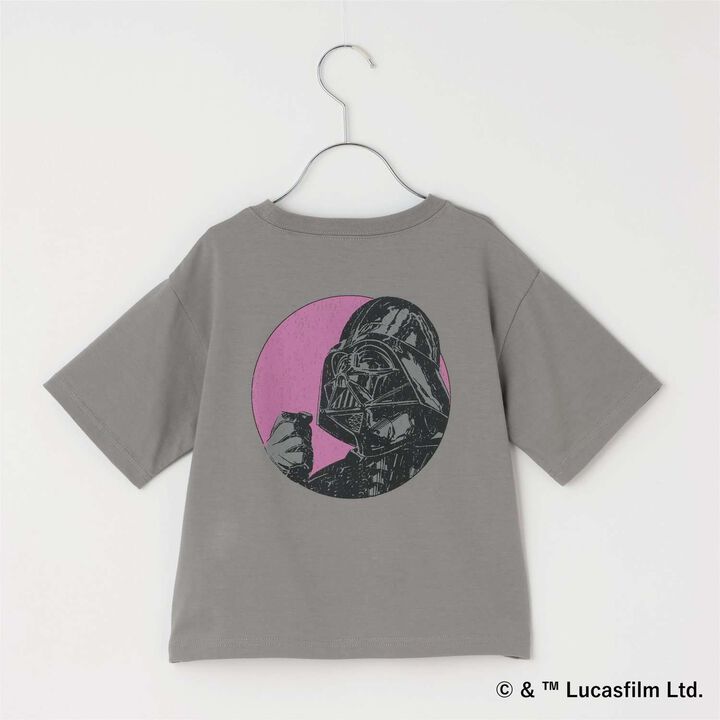 [STAR WARS] [Anti-Stain・Quick-Dry・Shape Retaining] Assorted Back Print T-Shirt [MNCM],Charcoal gray, medium image number 6