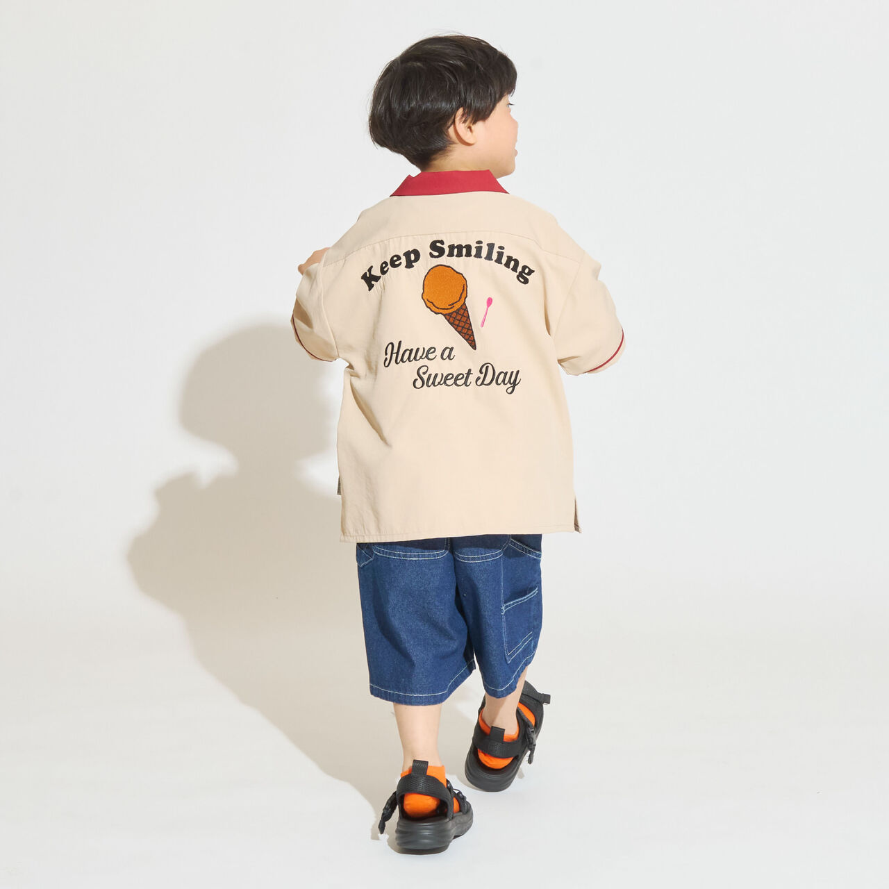 [31冰淇淋] 刺繡標誌襯衫,紫色, large image number 5