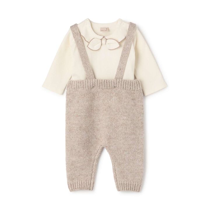 Suspender Knit Pants Set,, medium