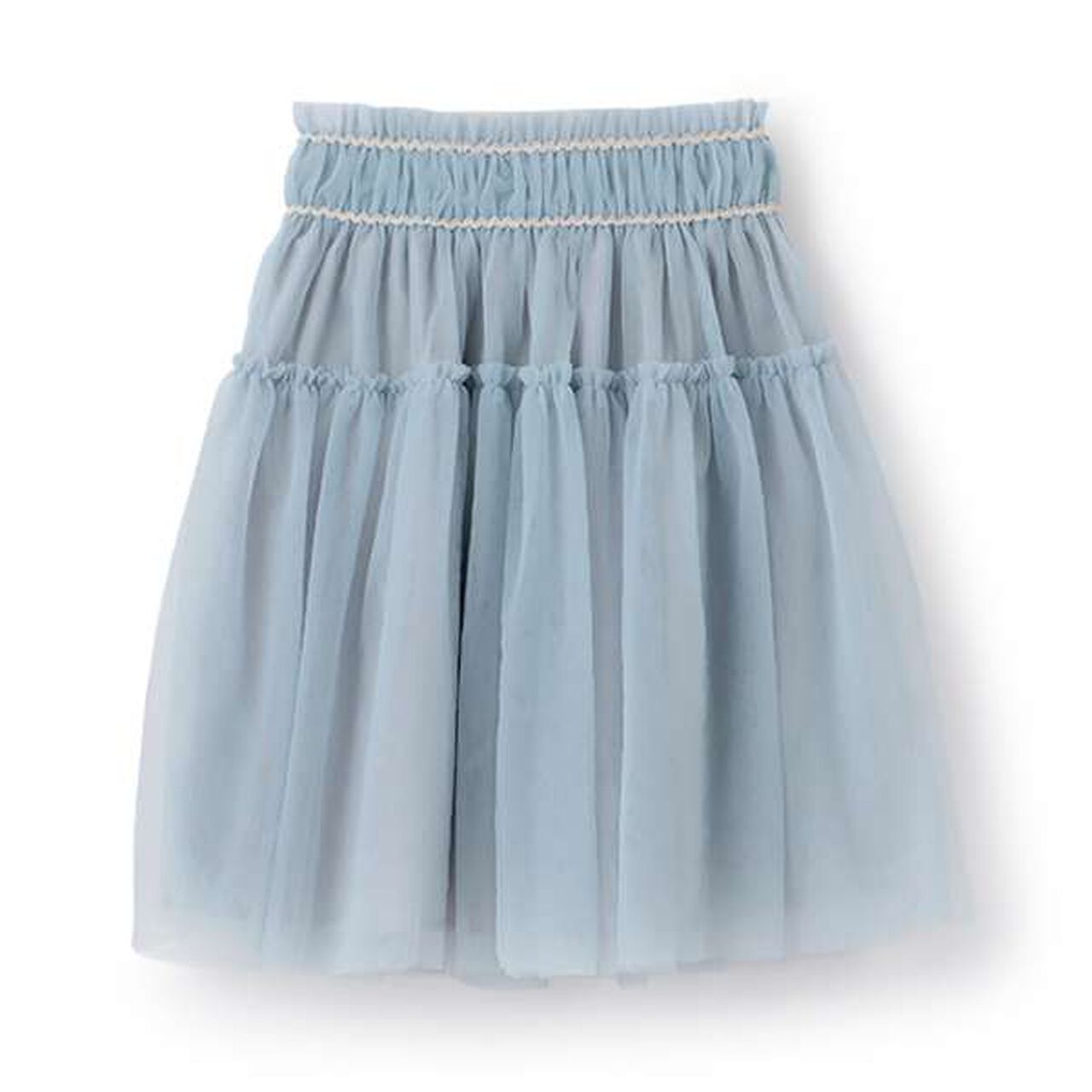 [Halloween] Gathered Tulle Skirt,Ivory, large image number 2