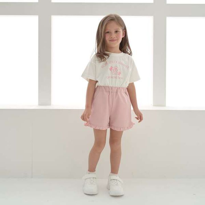 Frill Hem Shorts,Ivory, medium image number 2