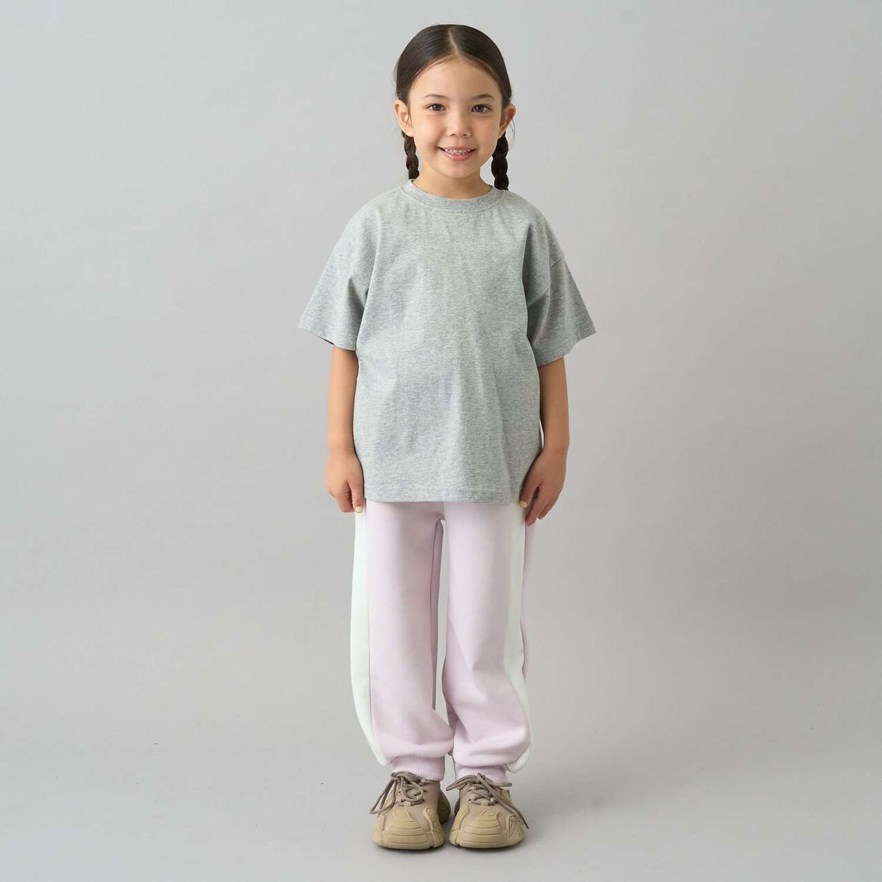 [Daily Standard Wear] [Quick-Dry Absorbent] Loose Fit Side Line Sweatpants,Blue gray, large image number 17