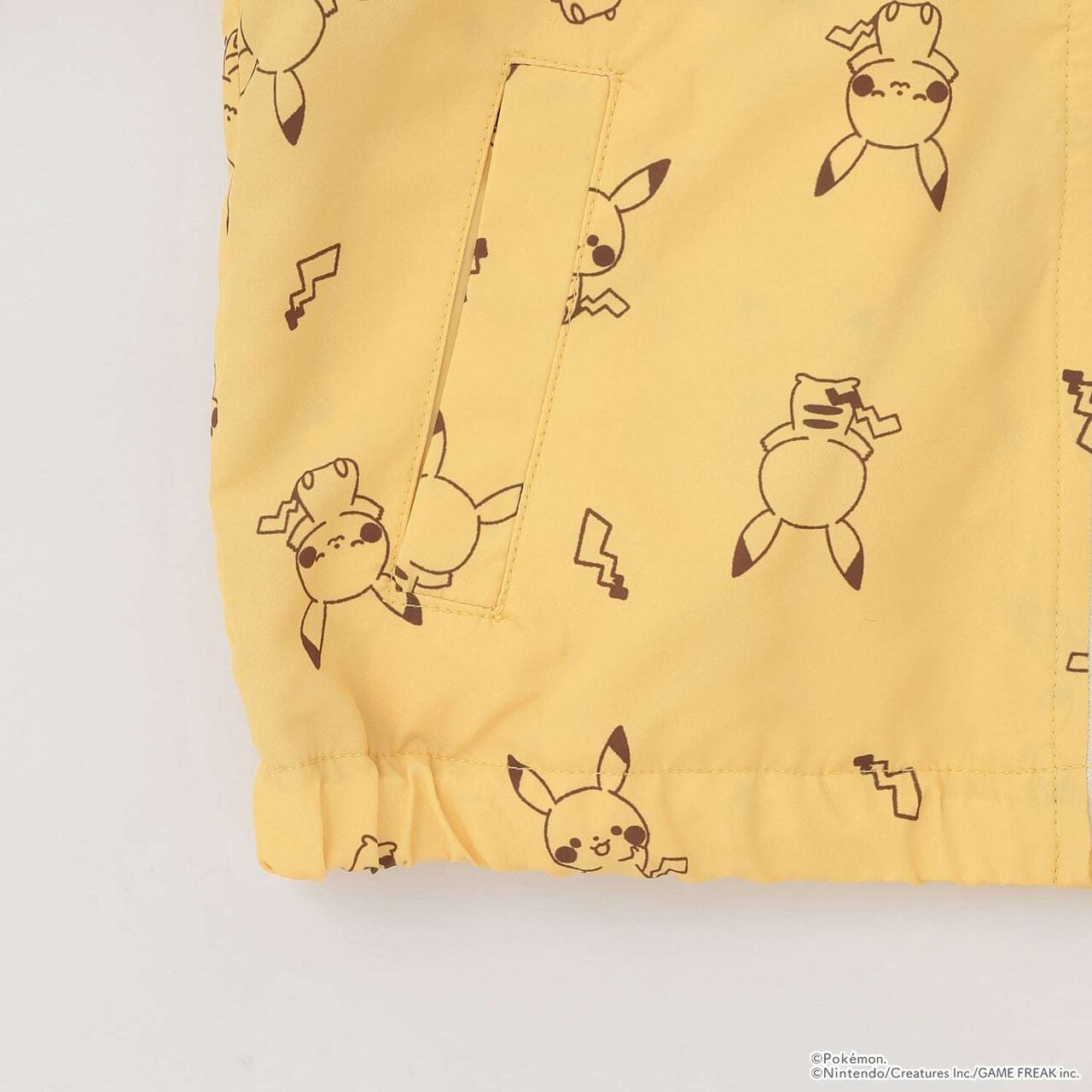 [Monpoke] Ear-Detail Windbreaker,Yellow, large image number 8